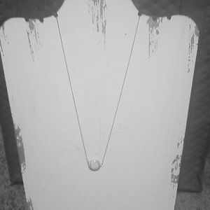 Marble oval necklace